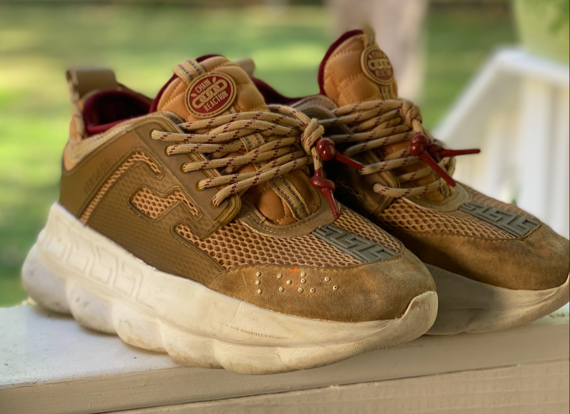 Versace chain reaction orange hotsell