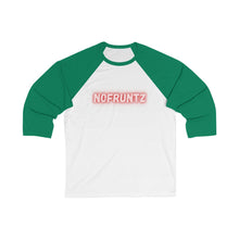 Load image into Gallery viewer, &quot;NOFRUNTZ&quot; Unisex 3/4 Sleeve Baseball Tee
